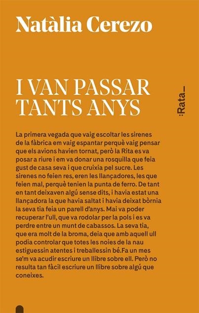 I VAN PASSAR TANTS ANYS | 9788416738045 | NATÀLIA CEREZO