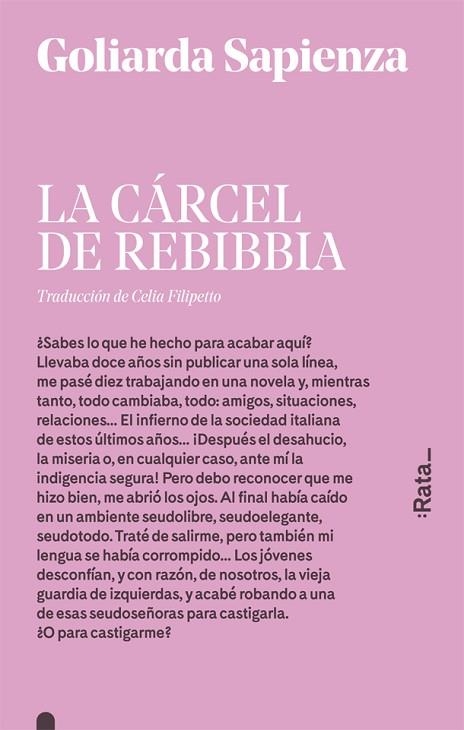 LA CÁRCEL DE REBIBBIA | 9788416738182 | GOLIARDA SAPIENZA