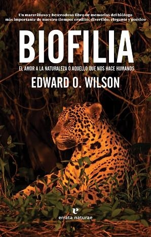 Biofilia | 9788417800574 | EDWARD O. WILSON