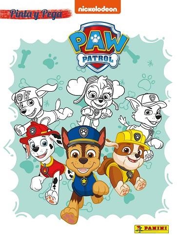 PINTA Y PEGA PAW PATROL | 9788427872103 | NICKELODEON