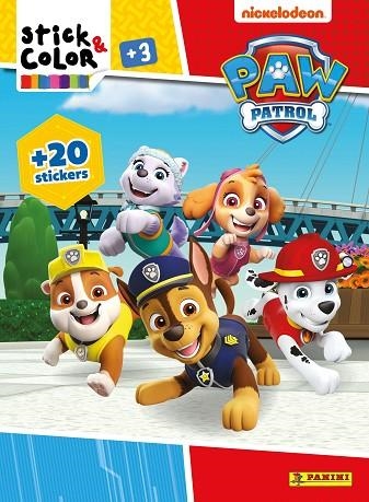 STICK & COLOR PAW PATROL | 9788427872196 | NICKELODEON