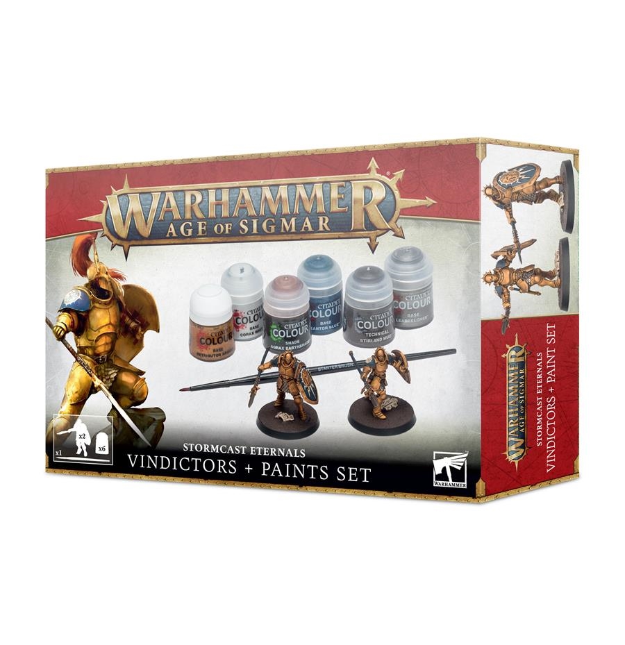 AOS STORMCAST ETERNALS + PAINT SET | 5011921157518 | GAMES WORKSHOP