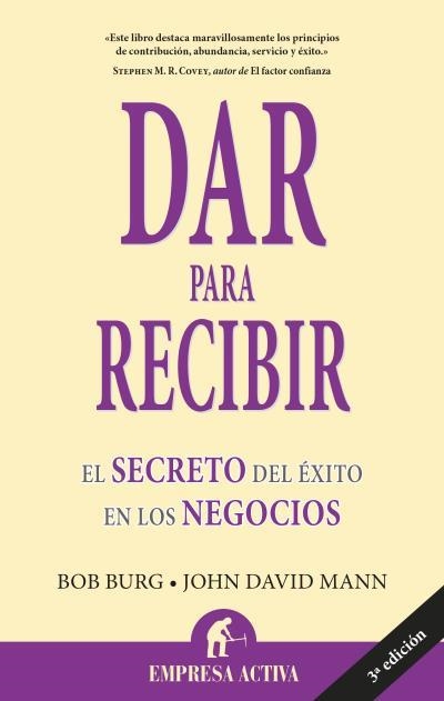 DAR PARA RECIBIR | 9788492452071 | BOB BURG & JOHN DAVID MANN