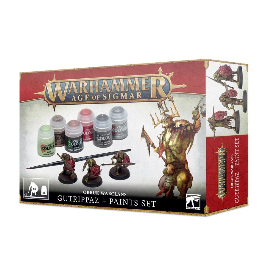 AOS ORRUKS + PAINT SET ENG/SPA/PORT/LAT | 5011921157556 | GAMES WORKSHOP