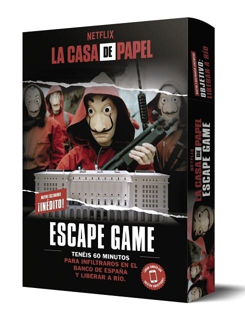 LA CASA DE PAPEL ESCAPE GAME TENEIS 60 MINUTOS PARA INFILTRAROS EN EL BANCO DE ESPAÑA Y LIBERAR A RIO | 9788418100925 | NICOLAS TRENTI