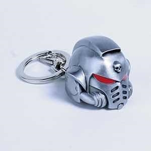 SPACE MARINE PRIMARIS HELMET METAL KEYRING CLAUER METAL·LIC | 3760226377023 | WARHAMMER 40.000