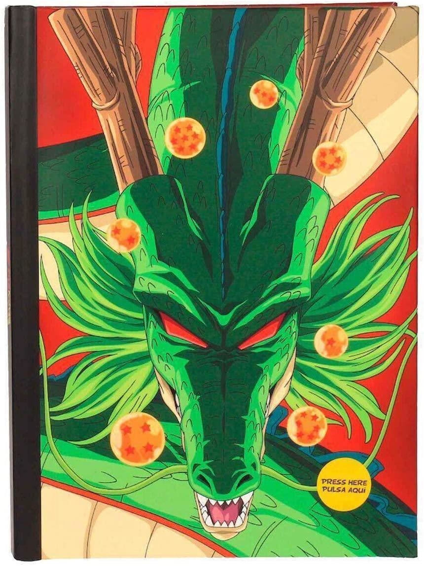 LLIBRETA AMB LLUM DRAGON BALL Z SHENRON | 8435450240966 | SD TOYS