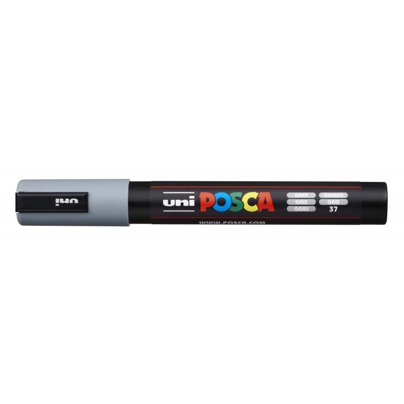 POSCA PC-5M GREY BULLET SHAPED | 4902778916247 | UNI POSCA