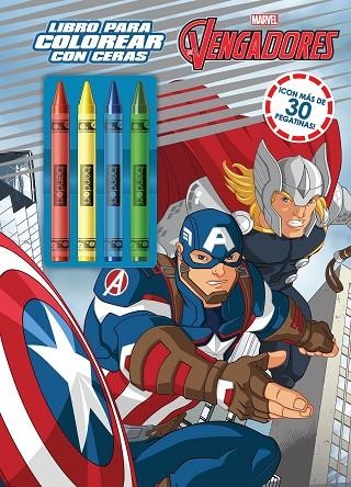 Los Vengadores Libro para colorear con ceras | 9788418610004 | Marvel