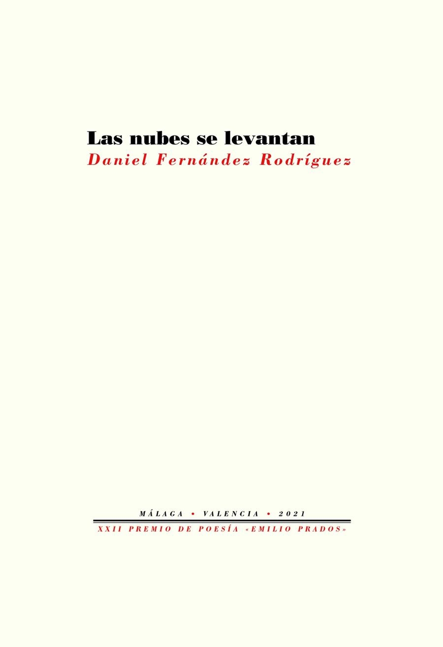 Las nubes se levantan | 9788418935411 | Daniel Fernández Rodríguez