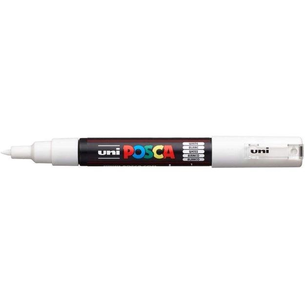 POSCA PC-1M WHITE BULLET SHAPED | 4902778653951 | UNI POSCA