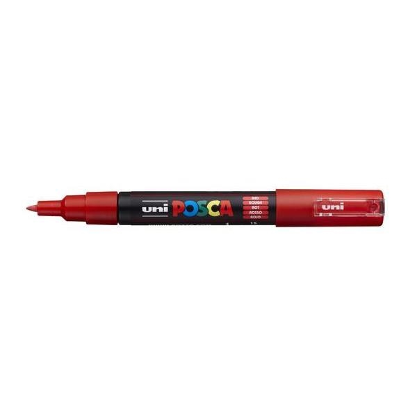 POSCA PC-1M RED BULLET SHAPED | 4902778654033 | UNI POSCA