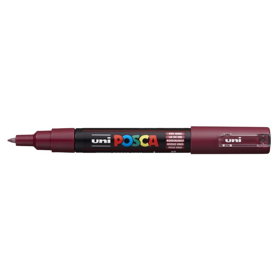 POSCA PC-1M RED WINE BULLET SHAPED | 4902778167823 | UNI POSCA