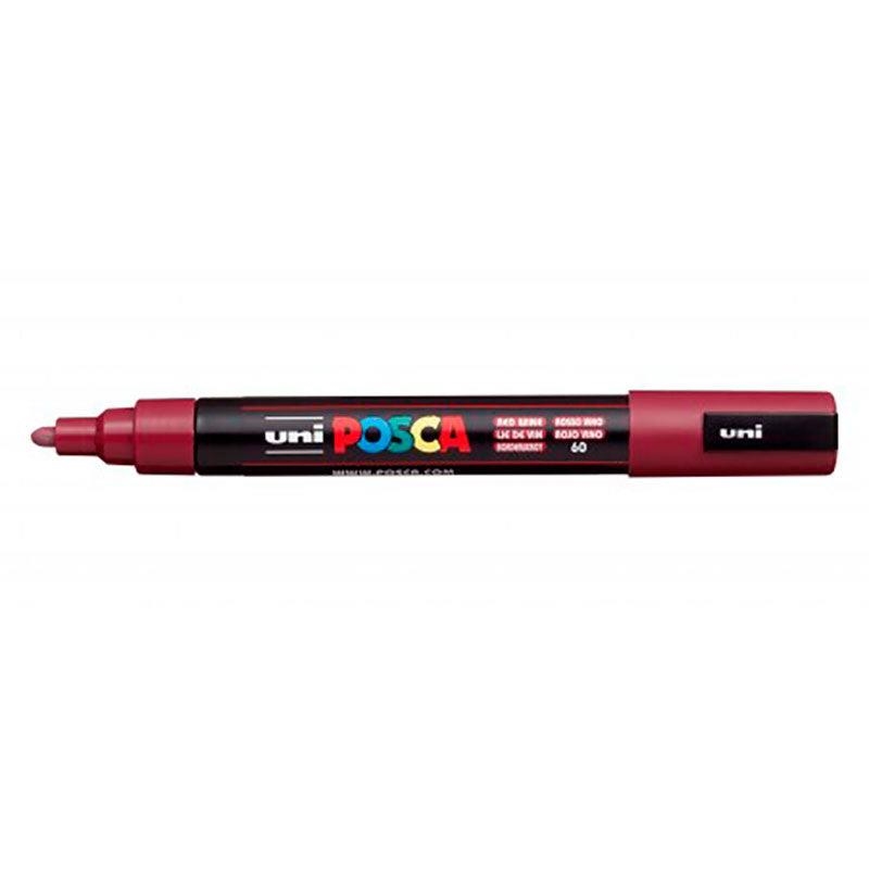 POSCA PC-3M DARK RED BULLET SHAPED | 4902778202333 | UNI POSCA