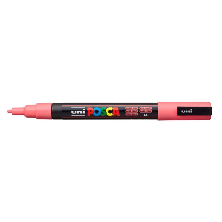 POSCA PC-3M CORAL PINK BULLET SHAPED | 4902778249321 | UNI POSCA