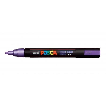 POSCA PC-5M METALLIC VIOLET BULLET SHAPED | 4902778113592 | UNI POSCA