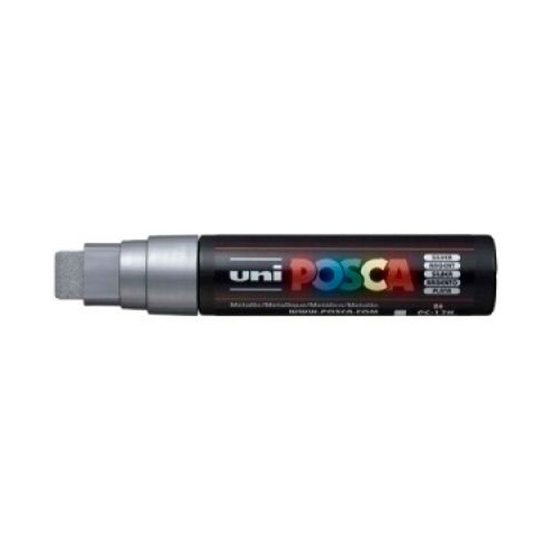 POSCA PC-17K SILVER CHISEL SHAPED | 4902778202289 | UNI POSCA