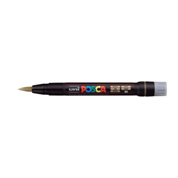 POSCA PCF-350 GOLD BRUSH FREE SIZE | 4902778665831 | UNI POSCA