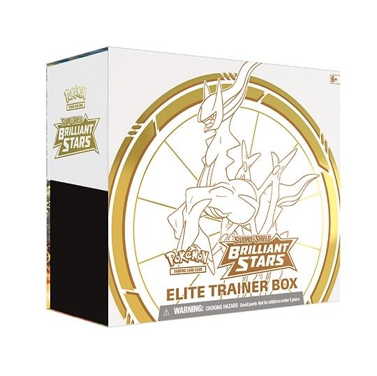 CAJA DE ENTRENADOR ELITE POKEMON ESPADA Y ESCUDO ASTROS BRILLANTES | 820650502637 | POKEMON TRADING CARD GAME