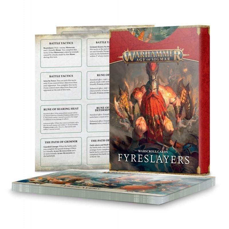 WARSCROLL CARDS: FYRESLAYERS (ESPAÑOL) | 5011921174430 | GAMES WORKSHOP