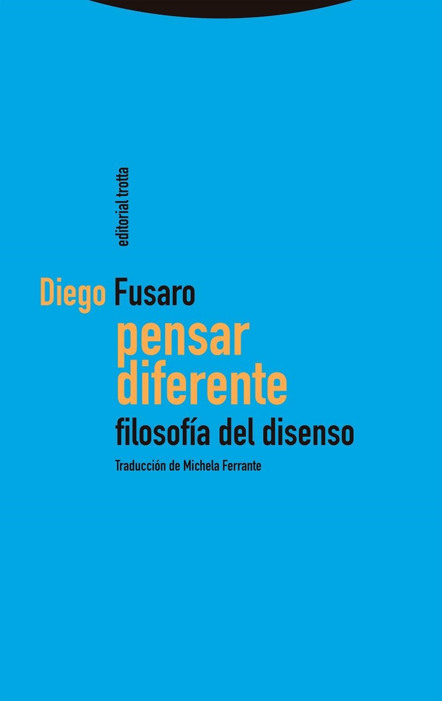 Pensar diferente | 9788413640631 | DIEGO FUSARO