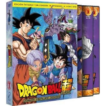 DRAGON BALL SUPER BOX 1 DVD LA SAGA DE LA BATALLA DE LOS DIOSES EPISODIOS 1-4 | 8420266008534 | SELECTA VISION