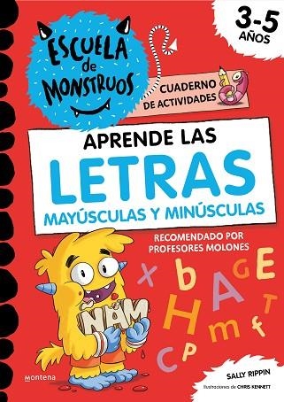 ESCUELA DE MONSTRUOS APRENDE LAS LETRAS MAYUSCULAS Y MINUSCULAS | 9788419085887 | SALLY RIPPIN