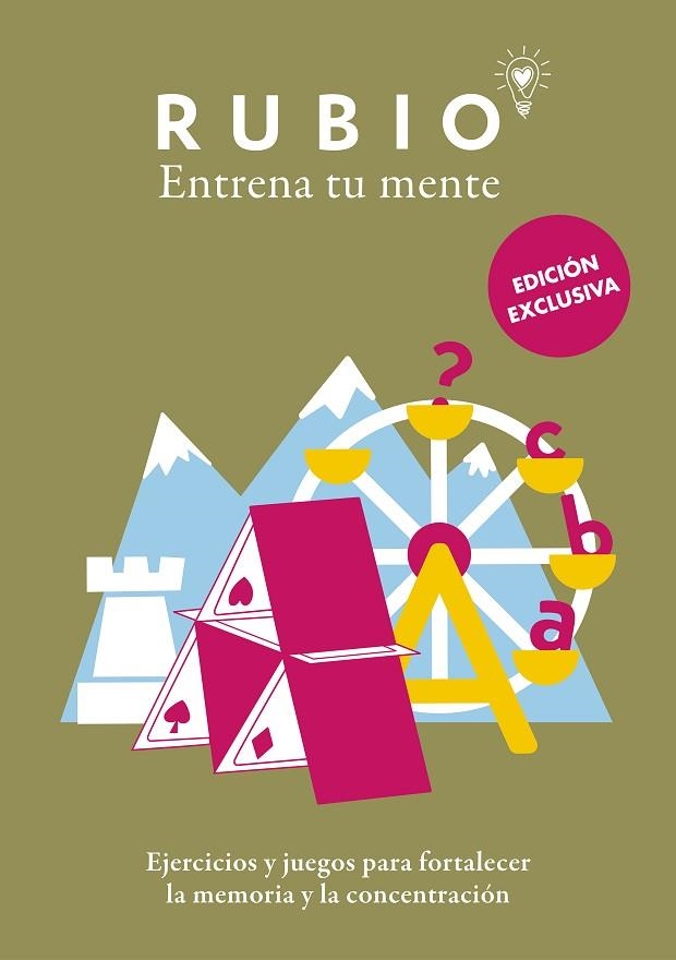 ENTRENA TU MENTE EJERCICIOS Y JUEGOS PARA FORTALECER LA MEMORIA Y LA CONCENTRACION | 9788425362644 | CUADERNOS RUBIO