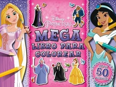 Princesas Megalibro para colorear 03 | 9788418939488 | Disney