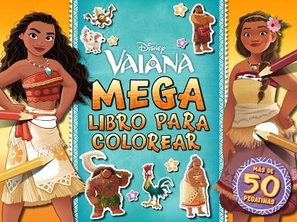 Vaiana Megalibro para colorear | 9788418939464 | Disney