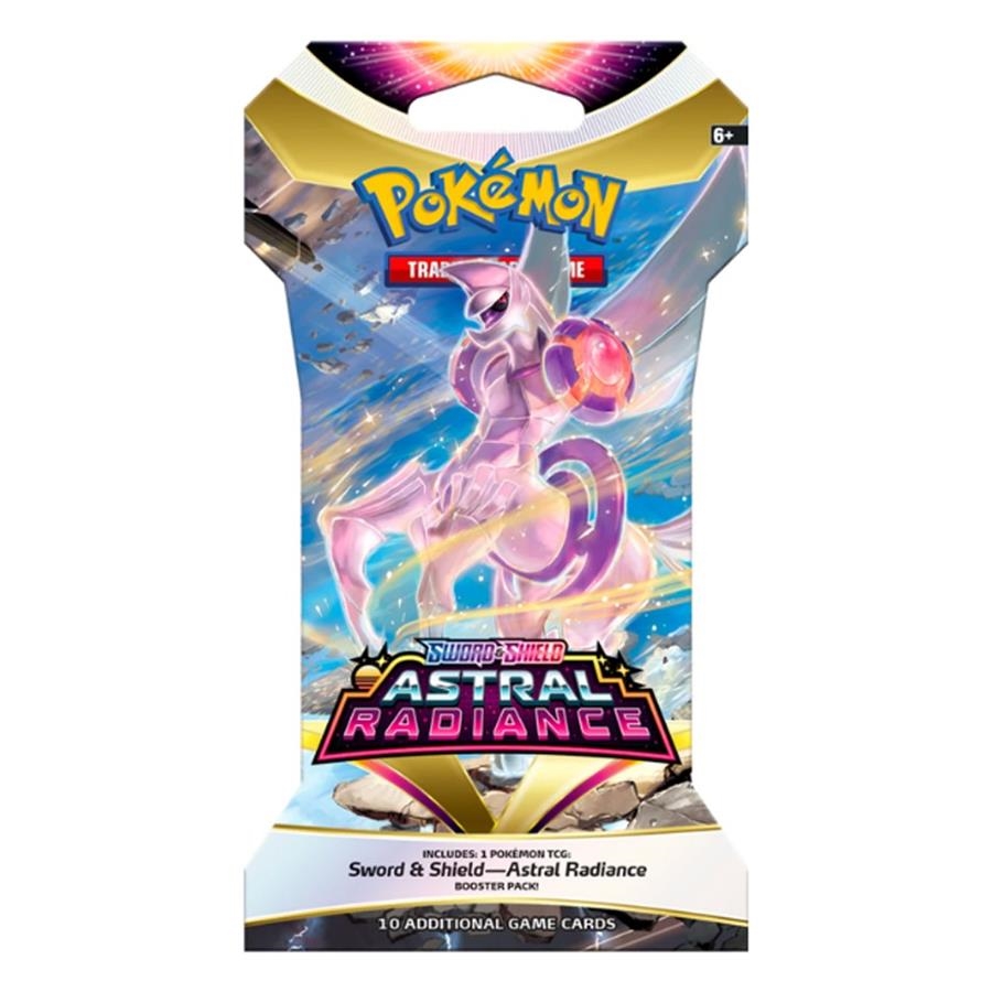 PAQUETE DE MEJORAS POKEMON ESPADA Y ESCUDO RESPLANDOR ASTRAL 10 CARTAS DE JUEGO ADICIONALES | 820650502668 | THE POKEMON COMPANY