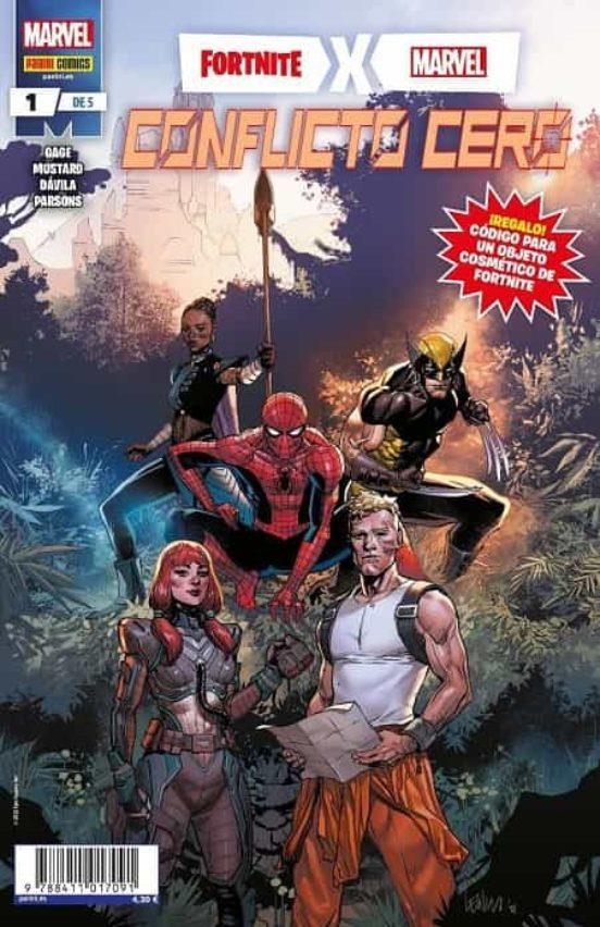 MARVEL FORTNITE CONFLICTO CERO 01 | 9788411017091 | SERGIO DAVILA & CHRISTOS GAGE & DONALD MUSTARD