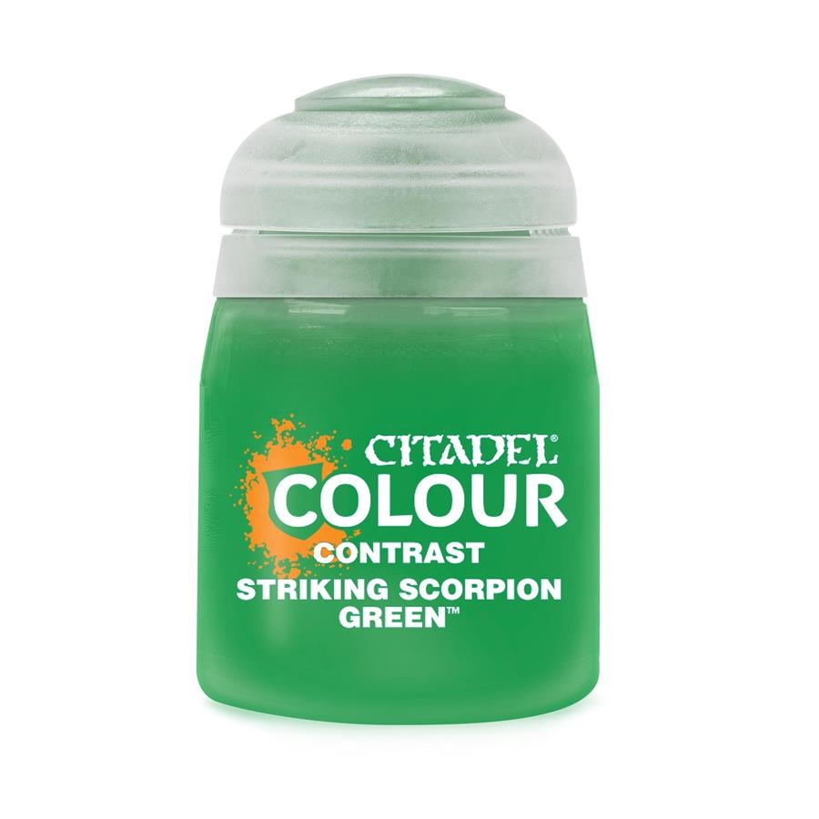 CONTRAST: S/SCORPION GREEN (18ML) (6 PK) | 99189960042061 | GAMES WORKSHOP