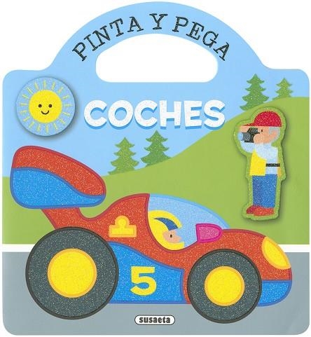 PINTA Y PEGA COCHES | 9788467778564 | VVAA