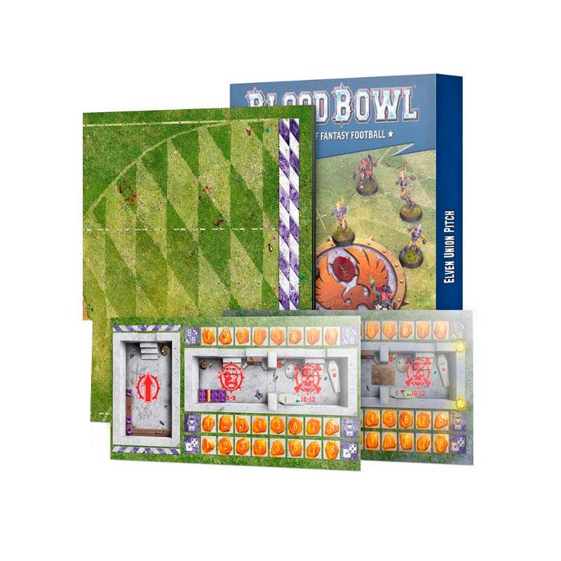 BLOOD BOWL ELVEN UNION PITCH & DUGOUTS | 5011921165858 | GAMES WORKSHOP