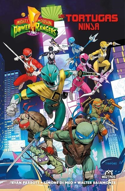 MIGHTY MORPHIN POWER RANGERS VS LAS TORTUGAS NINJA | 9788418955396 | RYAN PARROT & SIMONE DI MEO