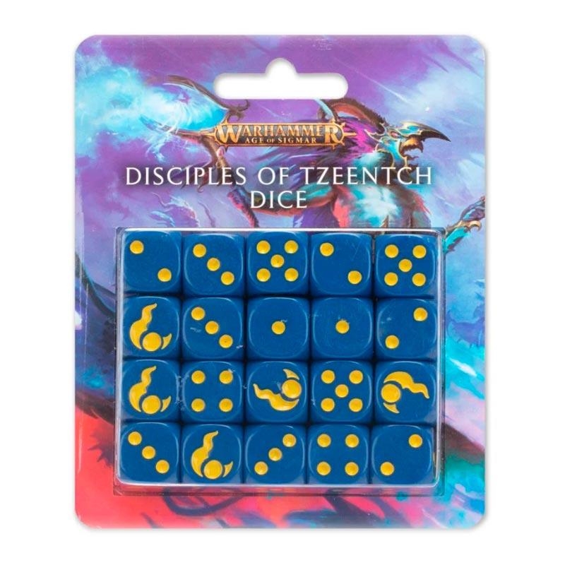 DISCIPLES OF TZEENTCH DICE | 5011921183722 | GAMES WORKSHOP