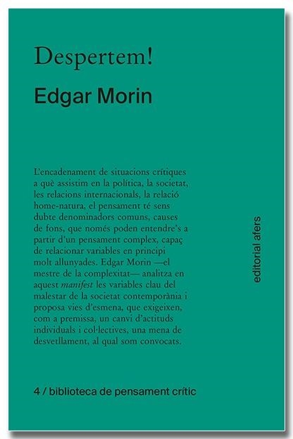 DESPERTEM! | 9788418618406 | EDGAR MORIN