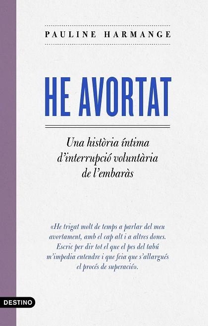 HE AVORTAT | 9788497103442 | Pauline Harmange