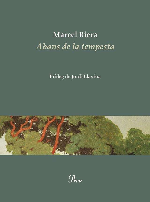 Abans de la tempesta | 9788475889900 | Marcel Riera