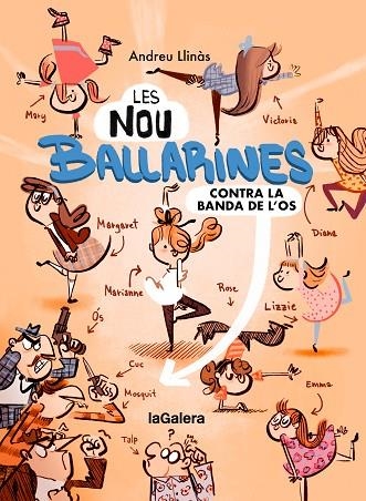 LES NOU BALLARINES 01 CONTRA LA BANDA DE L'OS | 9788424674465 | ANDREU LLINAS