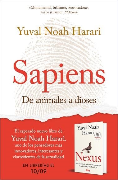 Sapiens De animales a dioses | 9788466347518 | YUVAL NOAH HARARI