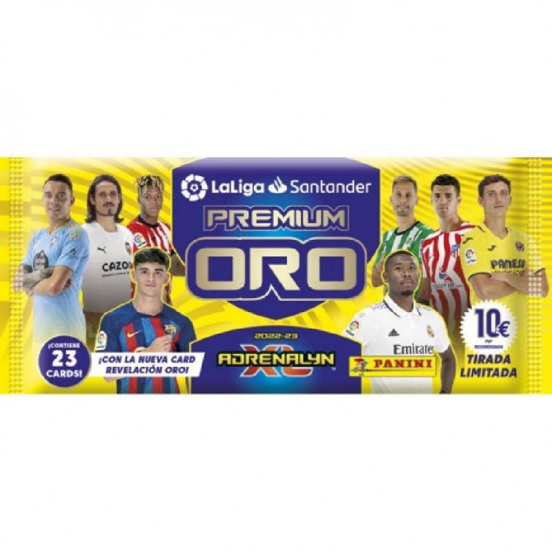 SOBRE PREMIUM ORO ADRENALYN XL 2022-23 | 8424248920302 | PANINI