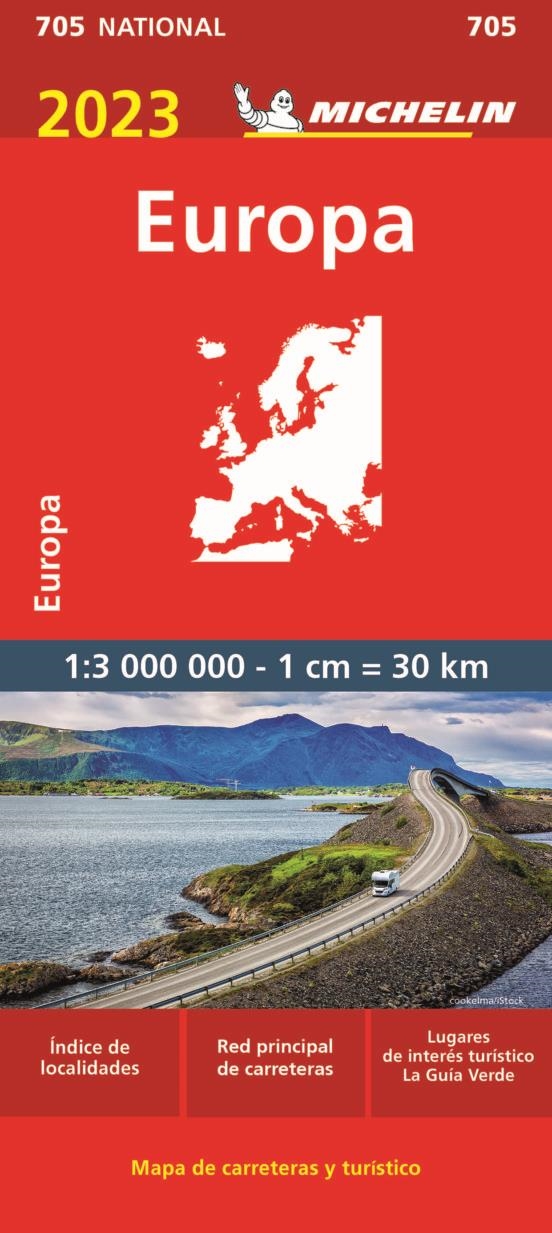 MAPA 2023 EUROPA REF 705 | 9782067258167 | MICHELIN