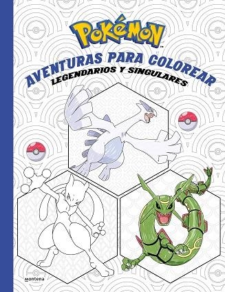 AVENTURAS PARA COLOREAR: LEGENDARIOS Y SINGULARES | 9788419241962 | THE POKEMON COMPANY