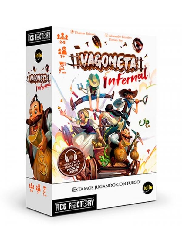 VAGONETA INFERNAL ESTAMON JUGANDO CON FUEGO | 8436572391000 | TCG FACTORY