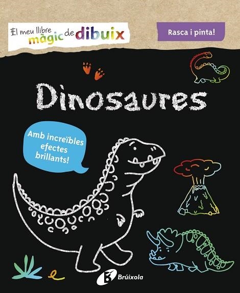 EL MEU LLIBRE MÀGIC DE DIBUIX DINOSAURES | 9788413492445 | VV.AA.