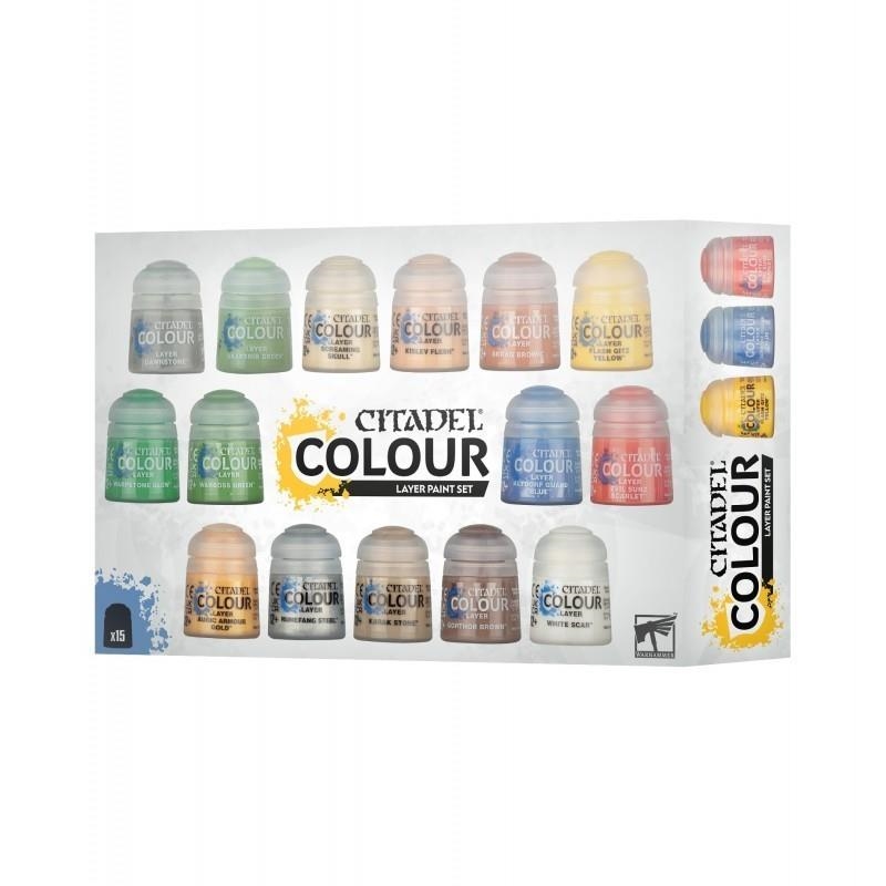 CITADEL COLOUR LAYER PAINT SET | 5011921210466 | GAMES WORKSHOP