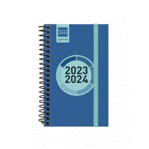 AGENDA ESCOLAR 2023-2024 DP ESPIRAL E8 BLAU | 8422952357278 | FINOCAM