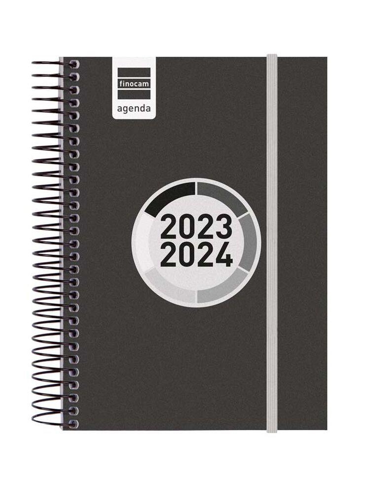 AGENDA ESCOLAR 2023-2024 DP ESPIRAL E8 NEGRE | 8422952357254 | FINOCAM